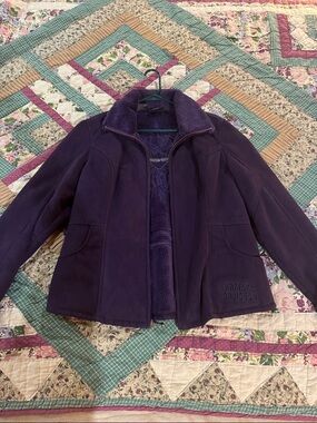 Harley-Davidson Women's Deep Purple Fleece-Lined Leather Jacket